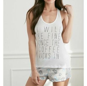 Coffee PJ Set Forever 21